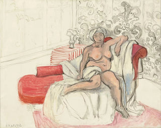 Nude on the chaise longue - Henri Matisse — artwork view