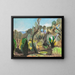 Landscape near Nice or The Olive Trees or Corner of Mont Boron - Henri Matisse — framed artwork on a wall