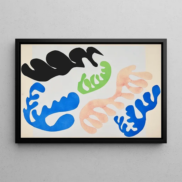 The Lagoon - Henri Matisse — framed artwork on a wall
