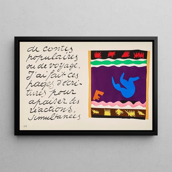 The Sledge - Henri Matisse — framed artwork on a wall