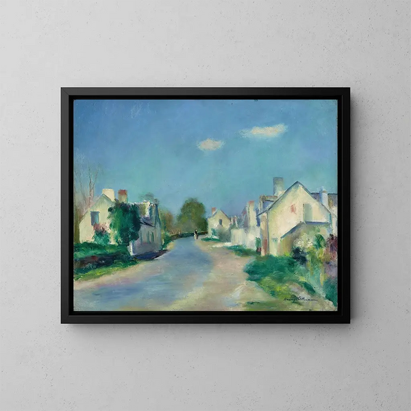 Les rosiers autour de Saumur - Henri Ottmann — framed artwork on a wall