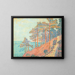 Le Petit Sentier menant à la Mer - Henri Person — framed artwork on a wall