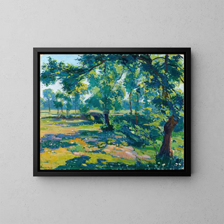 Landscape - Henri Person — framed artwork on a wall
