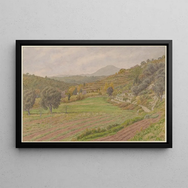 Biot - Henri Rivière — framed artwork on a wall