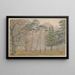 Bois de Boulogne - Henri Rivière — framed artwork on a wall