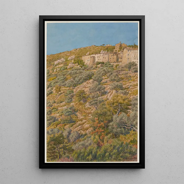 Bormes - Henri Rivière — framed artwork on a wall