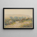 Brume et rose Landes de Pors Lonnec Morgat - Henri Rivière — framed artwork on a wall