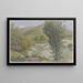 Buis-les-Baronnies confluence of the Ouvèze and the Menon - Henri Rivière — framed artwork on a wall