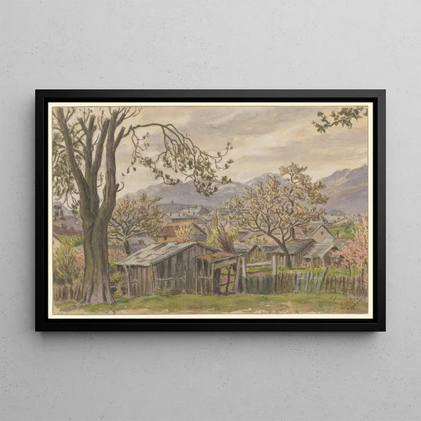 Chambry - Henri Rivière — framed artwork on a wall