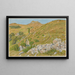 Champs en Chandesse, Besse-en-Chandesse, Pertuyzat - Henri Rivière — framed artwork on a wall