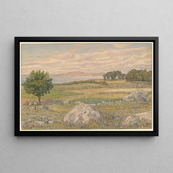 Douarnenez - Henri Rivière — framed artwork on a wall