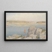 Embouchure du Trieux Île Bois Loguivy - Henri Rivière — framed artwork on a wall