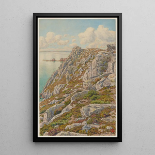 Henri Rivire - Falaises de lIle Vierge Baie de Douarnenez Morgat.webp