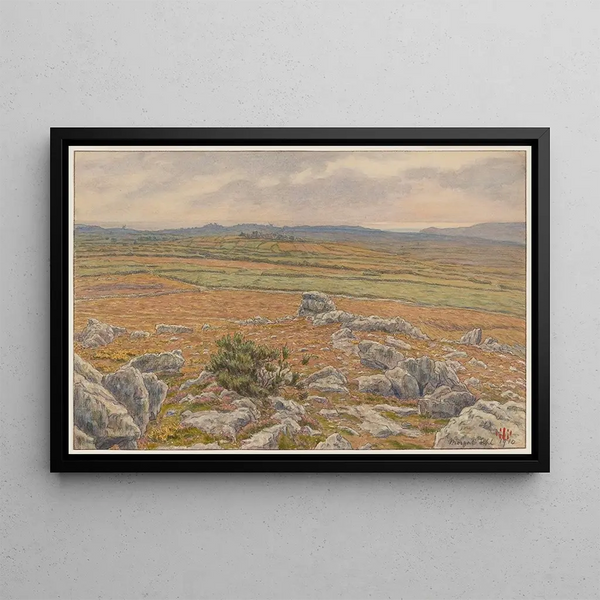 Landes de Morgat - Henri Rivière — framed artwork on a wall