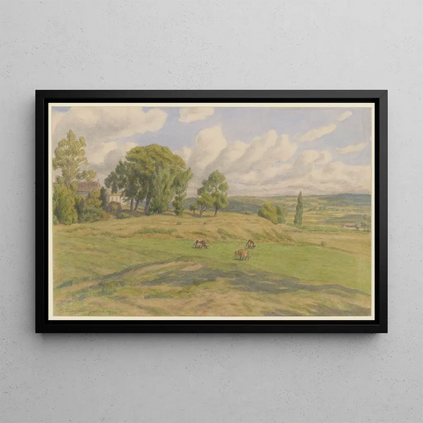 Le Cireygeol - Henri Rivière — framed artwork on a wall