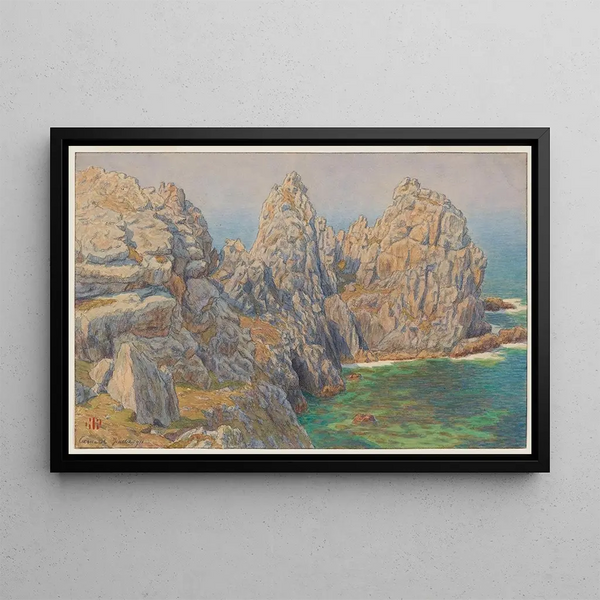Le Tas de pois Camaret - Henri Rivière — framed artwork on a wall
