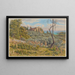 The Old Castle of Bormes - Henri Rivière — framed artwork on a wall
