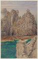 Les tas de pois Camaret - Henri Rivière — artwork view