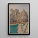 Les tas de pois Camaret - Henri Rivière — framed artwork on a wall
