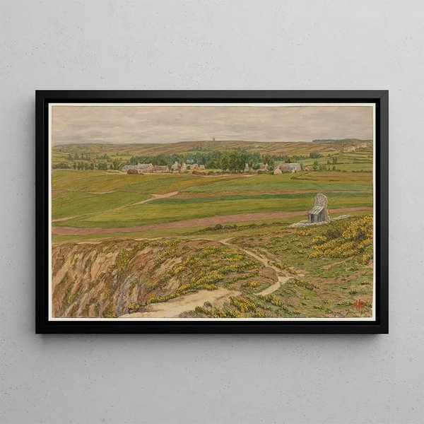 Lesquiffinec Morgat - Henri Rivière — framed artwork on a wall