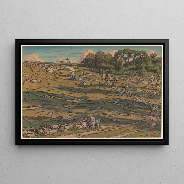 Loherec - Henri Rivière — framed artwork on a wall