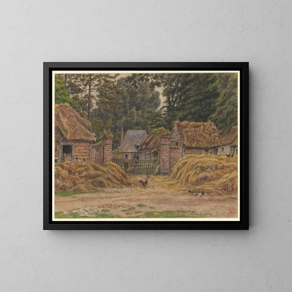 Long Fresnay Painting - Henri Rivière — framed artwork on a wall