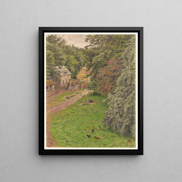 Long-fresnay Painting - Henri Rivière — framed artwork on a wall