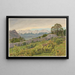 Morning Gray over the Alps Barberaz - Henri Rivière — framed artwork on a wall