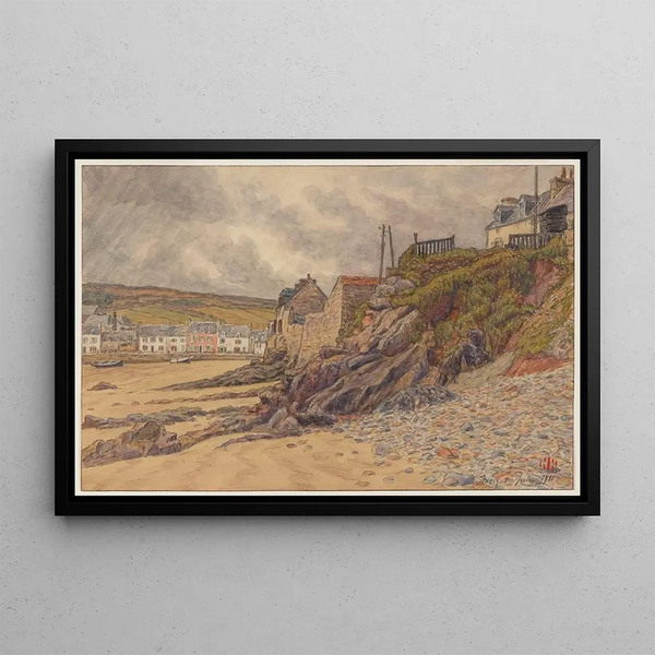 Morgat - Henri Rivière — framed artwork on a wall