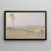 Morgat landes de Lequiffiniec dans la brume - Henri Rivière — framed artwork on a wall