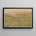 Pointe du Raz, valley near Pointe du Raz - Henri Rivière — framed artwork on a wall