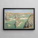 Port Puce, Belle-Île - Henri Rivière — framed artwork on a wall