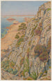 Roc Neveu La falaise de l'oiseau Loguivy - Henri Rivière — artwork view