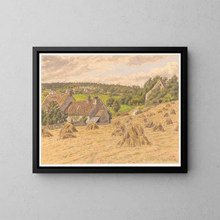 Saint Lambert des Bois Painting - Henri Rivière — framed artwork on a wall