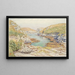 Stars and Waves at Belle-Île-en-Mer - Henri Rivière — framed artwork on a wall
