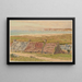 Village et Anse de Dinan - Henri Rivière — framed artwork on a wall
