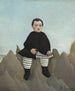 Boy on the Rocks - Henri Rousseau — artwork view
