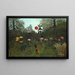 Jungle at Sunset - Henri Rousseau — framed artwork on a wall
