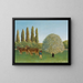 Prairie - Henri Rousseau — framed artwork on a wall