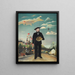 Myself - Portrait Landscape - Henri Rousseau — framed artwork on a wall