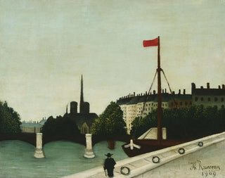 Notre-Dame Painting - Henri Rousseau — artwork view