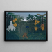 The Lion's Meal - Henri Rousseau — framed artwork on a wall