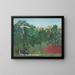 La Cascade - Henri Rousseau — framed artwork on a wall