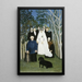La noce - Henri Rousseau — framed artwork on a wall