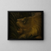 Lion Head - Henri Rousseau — framed artwork on a wall