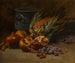Still life with pomegranates and a pineapple - Henri Saintin — artwork view
