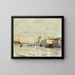View of the 1889 World's Fair - Henri Saintin — framed artwork on a wall