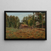 Landscape of the Farm - Henri Stanislas Rouart — framed artwork on a wall