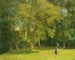 Elegant painting in the park - Henri Stanislas Rouart — artwork view