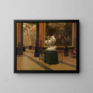 Interior of the Academy Museum - Henri van Dyck — framed artwork on a wall